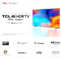 TCL 50P635 50" 4K HDR TV